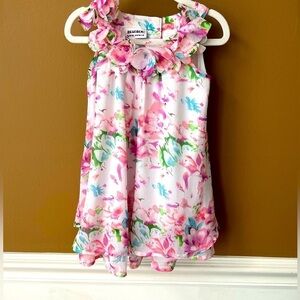 Blueberi Boulevard Toddler Girls Floral Summer Dress Size 2T